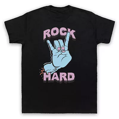 Buy Rock Hard Heavy Metal Devil Horns Fingers Music Rocker Mens & Womens T-shirt • 20.99£