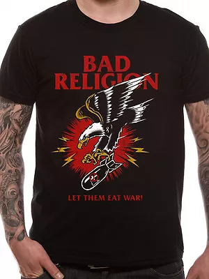 Buy BAD RELIGION- WAR BOMBER EAGLE Official T Shirt Mens Licensed Merch New • 15.95£