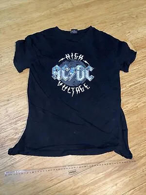 Buy AC/DC High Voltage Black Rock Tee T-shirt Next Size Girls 12 • 4.99£