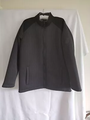 Buy Men's Black & Grey Guinness Fleece Lined Jacket Size Medium • 5£