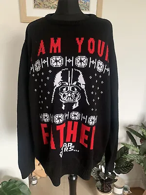 Buy STAR WARS - Christmas Jumper - DARTH VADER I AM YOUR FATHER - Size XXL - George • 19.99£