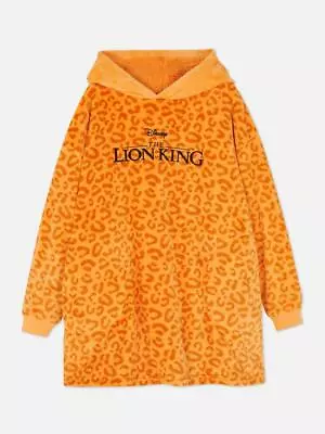 Buy Lion King Gold  Snuddie Snuggle Fleece Hoodie M/L Oversized UK • 36.99£