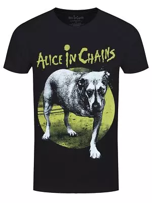 Buy Alice In Chains Three-Legged Dog Mens Black T-Shirt • 16.99£