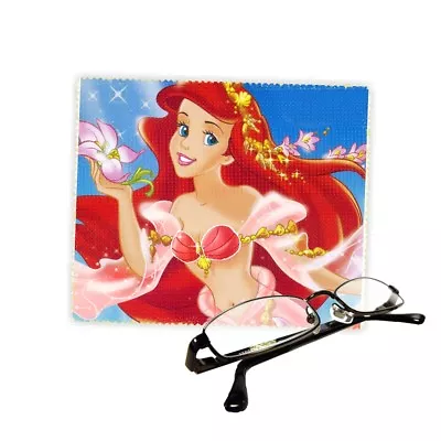 Buy Disney Princess Ariel, Little Mermaid Glasses Lens Cleaning Cloth 18cm X 15cm • 3.69£