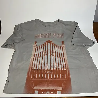 Buy Vintage Arcade Fire ORGAN T Shirt Rock Band Merch Tee Size Small VGC • 9.99£