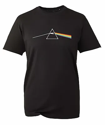 Buy Dark Side T Shirt Pink Floyd DSOM Dark Side Of The Moon  Rock Sizes To 3XL • 8.97£