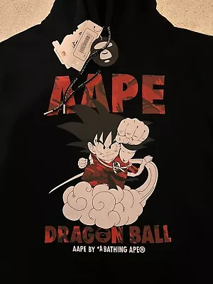 Buy Aape By A Bathing Ape X Dragon Ball Hoodie Brand New With Tags Size Large RARE • 300£
