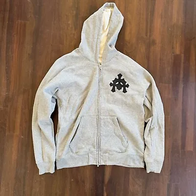 Buy Chrome Hearts, Grey, Zip Hoodie, Metal Details, Great Condition, Large • 50£