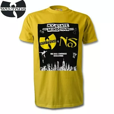 Buy Wu-Tang Clan And Nas NY State Of Mind Tour 2023 T-Shirt Size Small To XXL  • 24.99£