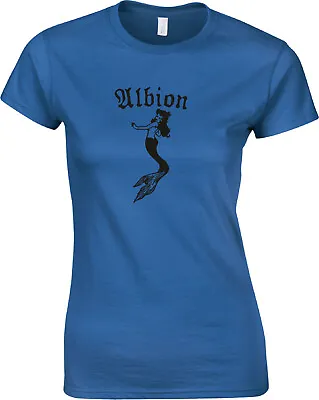 Buy Mermaid T-Shirt -  'Albion', England, Sea, Mythology, Folklore, Various Colours • 18.99£