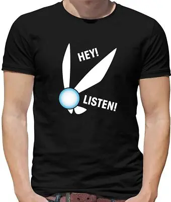 Buy Hey Listen Mens T-Shirt - Ocarina - Game - Gaming - Fairy - Gamer - Legend Of  • 13.95£