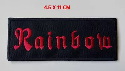 Buy RAINBOW  Rock Music Band Embroidered Patch Badge Iron/Sew On Jacket • 2.99£