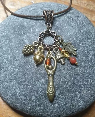 Buy Autumn Equinox Goddess Celtic Gemstone Necklace ~Druid Pagan Wicca Jewelry Gift  • 9.95£