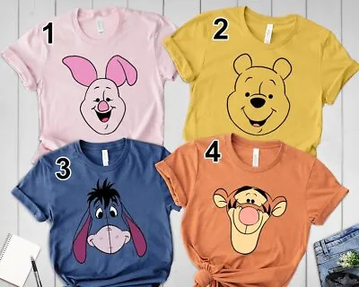 Buy Custom Winnie The Pooh Characters Shirt,Pooh Eeyore Tigger Piglet,Family Outfit • 21.58£