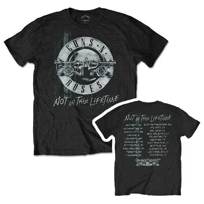 Buy Guns N Roses T-Shirt Not In This Lifetime Xerox GNR Rock Band Black Official • 15.95£