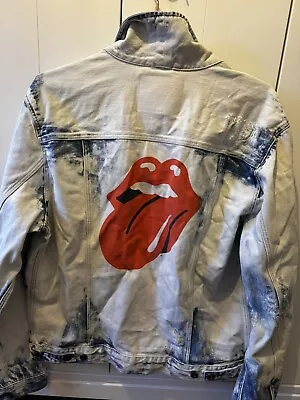 Buy Tommy Hilfiger The Rolling Stones Denim Jacket Size XL UK Music Memorabilia • 35.99£