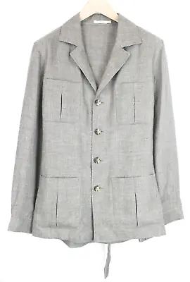 Buy SUITSUPPLY Shara New Pocket Men Jacket UK38R Pure Linen Unlined Overshirt Style • 179.99£