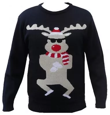 Buy New Unisex Men Women Santa Xmas Christmas Novelty Gangnam Style Jumper Sweater • 14.95£