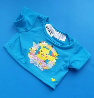 Buy Pokemon Build A Bear Blooming T Shirt Blue Clothes BNWOT Girls Boys Easter  • 15.99£