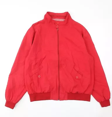 Buy New Look Womens Red Varsity Jacket Size XL Zip • 9.75£