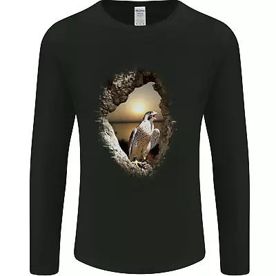 Buy Peregrine Falcon Birds Of Prey Mens Long Sleeve T-Shirt • 10.99£