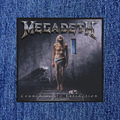 Buy Megadeth - Countdown To Extinction (new) Sew On Patch Official Band Merch • 4.75£