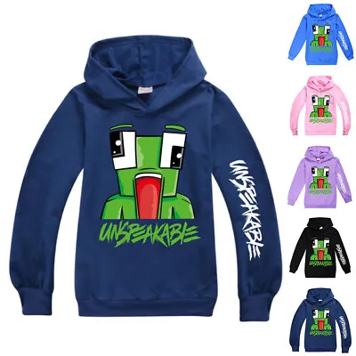 Buy Kids UNSPEAKABLE Print Hoodie Youtuber Merch Pullover Sweatshirt Jumper Top Gift • 11.66£