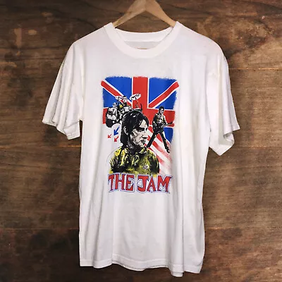 Buy Vintage The Jam Tshirt Paul Weller Size M Rare Design Mod Collectors • 49.99£