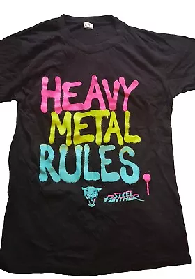 Buy Men's Heavy Metal Steel Panther 2020 Tour T-Shirt Size S NEW • 15.99£
