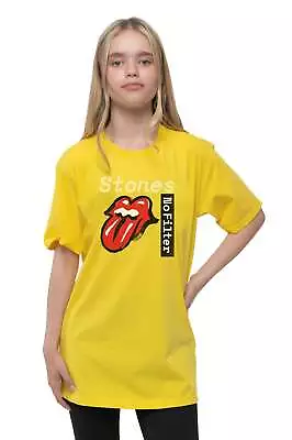 Buy The Rolling Stones Kids No Filter Text T Shirt • 12.94£