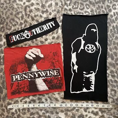 Buy Cotton Pennywise Skate Punk Rock Band Patches Fabric Epitaph Records Merch NOFX • 2.99£