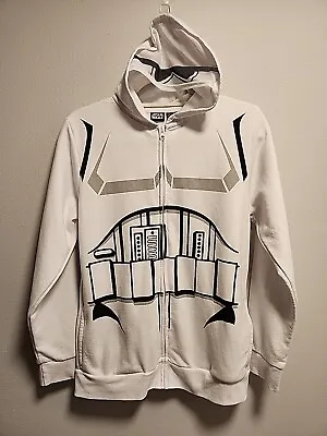 Buy 🔥Star Wars Long Sleeve  Stormtrooper  Hooded, Zip Up Sweatshirt, Youth XL, NWOT • 12.60£