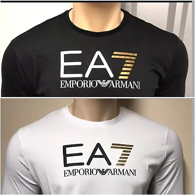 Buy Mens Long Sleeve EA7 T-Shirt • 16.99£