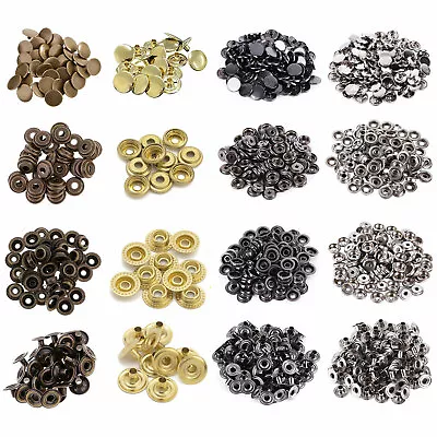 Buy Press Studs Snap Fasteners Heavy Duty For Leather Craft Handbags Coats Belt 20mm • 4.39£