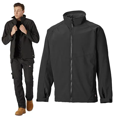 Buy DICKIES Waterproof Softshell Jacket Breathable Lightweight Unisex Work Coat Mens • 19.99£