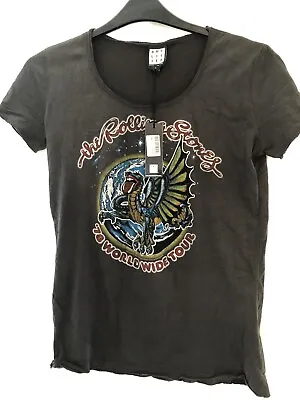 Buy Ladies XL Rolling Stones Amplified Rare T Shirt 1978 Tour BNWT • 27£