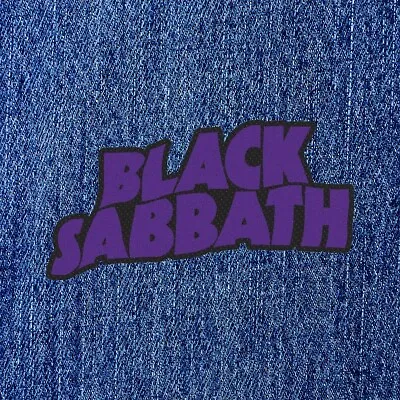 Buy Black Sabbath - Logo - Cut Out  (new) Sew On Patch Official Band Merch • 4.75£