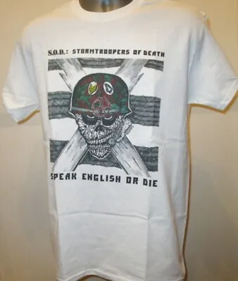 Buy Stormtroopers Of Death Speak English T Shirt Music Punk Metal Dark Angel New 424 • 13.45£