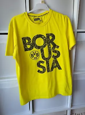 Buy Borussia Dortmund T-Shirt- Mens - Small -  Yellow Black - Bvb 09 • 9.99£