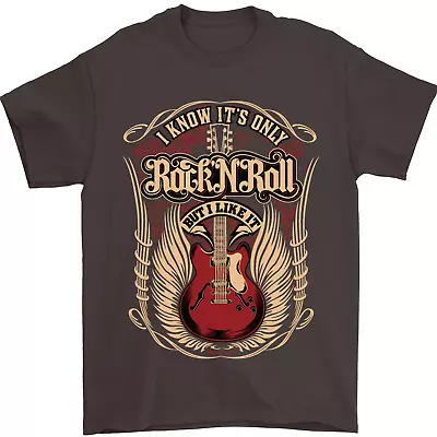 Buy I Know It’s Only Rock ’n’ Roll Music Guitar Mens T-Shirt 100% Cotton • 10.48£