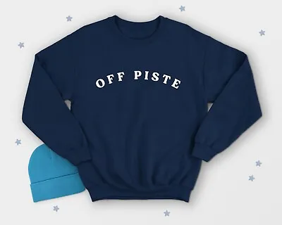 Buy Off Piste Christmas Jumper Sweater Funny Women's Xmas Gift Skiing Apres Ski  • 25.99£