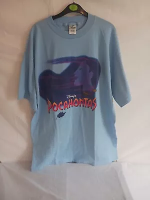 Buy Disney's Pocahontas Vintage T Shirt Disney Movie Promo Tee Single Stitch Cartoon • 129.99£