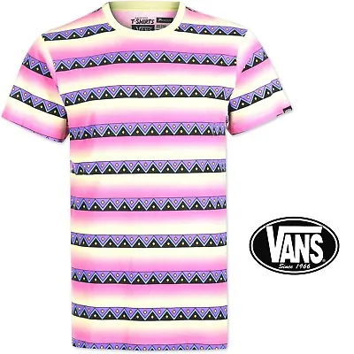 Buy Vans Mens Pink Eruption Tee T Shirt Short Sleeve Casual Free Tracked Post • 6.98£