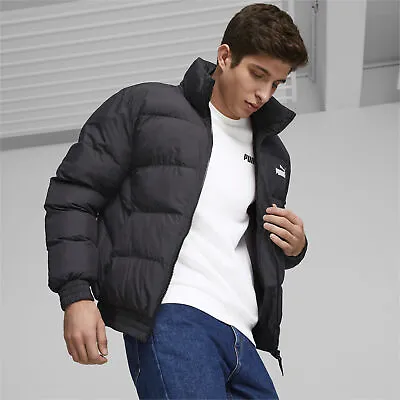 Buy PUMA Essentials+ Puffer Jacket Full Zip Closure Mens • 90£