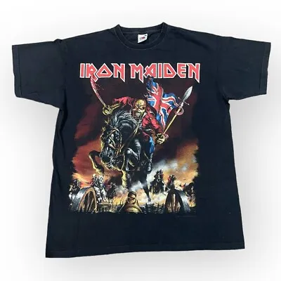 Buy Iron Maiden England 2013 Official Tour Merch Band T Shirt Size Mens Large Black • 29.99£