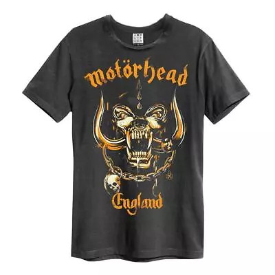 Buy Amplified Unisex Adult Bronze England Motorhead T-Shirt GD1552 • 31.59£