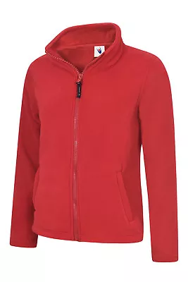 Buy Ladies Plain Classic Micro Fleece Jacket - WOMENS CASUAL SPORTS WARM WINTER COAT • 18.99£