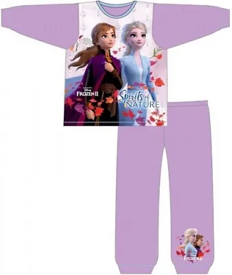 Buy Disney Frozen Spirit Of Nature  Girls Pyjamas Age 4/5  - 31859 New In Sleeve  • 9.95£