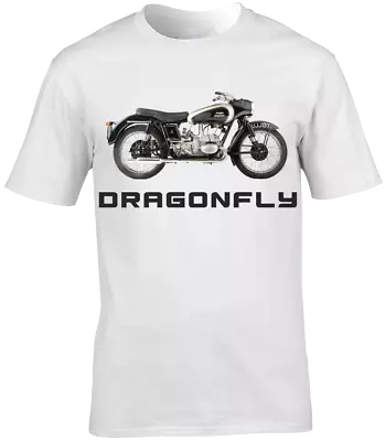 Buy Motorcycle T-Shirt Dragonfly Motorbike Motorcycle Biker Short Sleeve Crew Neck • 16.99£