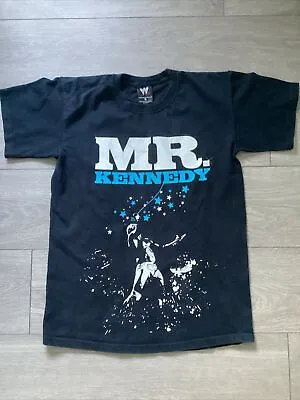 Buy WWE Mr Kennedy Black Nice Guys Finish Last Double Sided T-Shirt Size Small • 2.50£